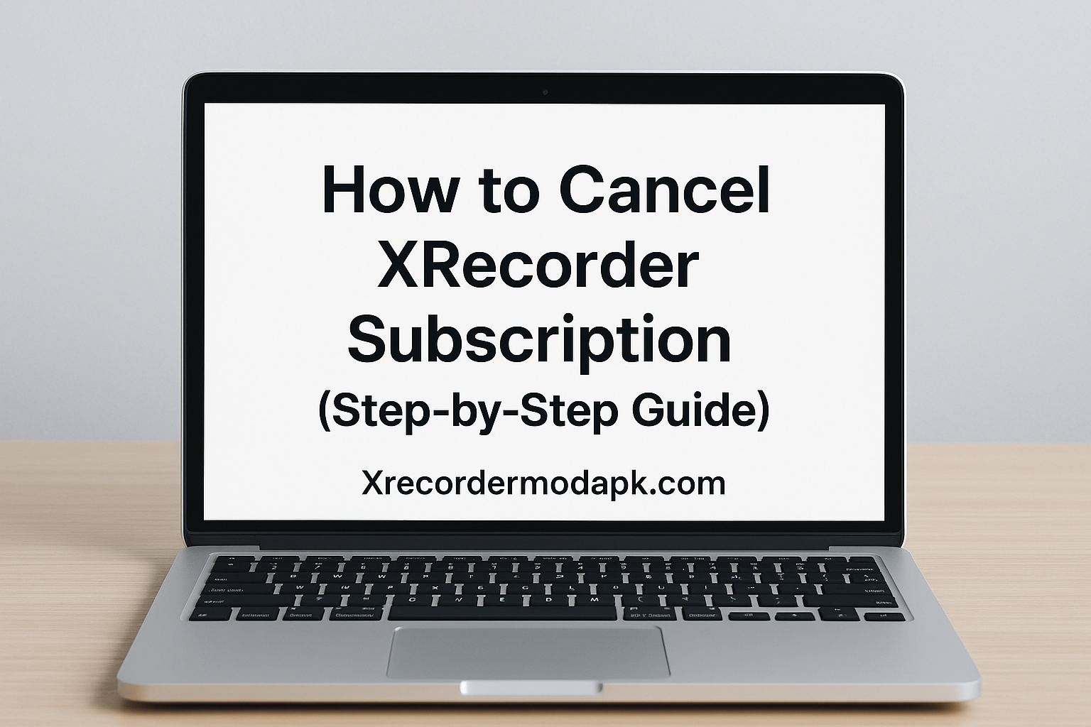 How to Cancel XRecorder Subscription